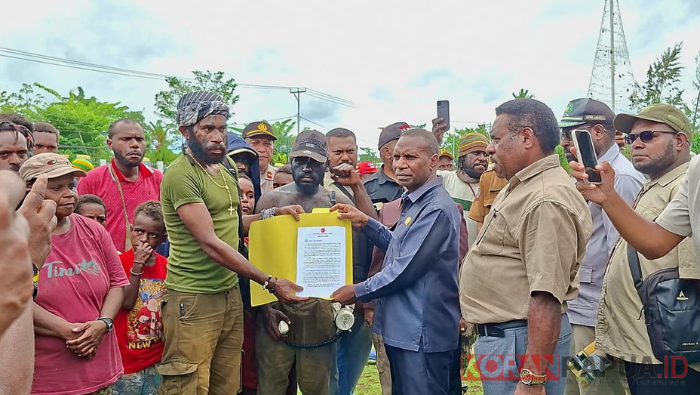 DPRK Mimika Terima Aspirasi FRP, Mathius Yanengga: Otsus Jilid II Gagal