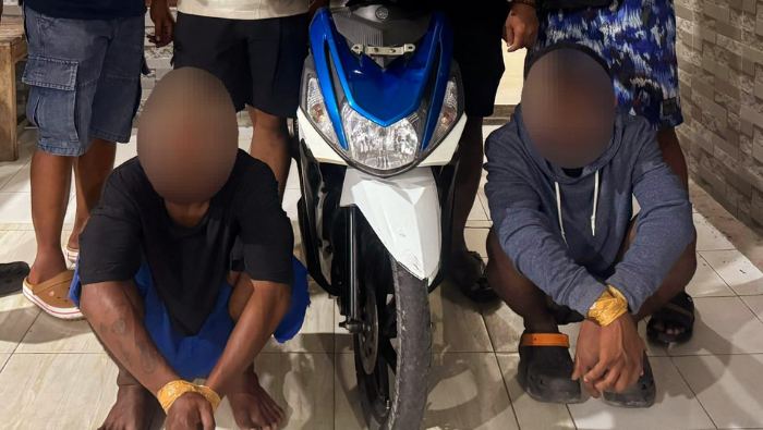 Polisi di Timika Kembali Ringkus Dua Pelaku Curanmor, Motor Curian Berhasil Diamankan