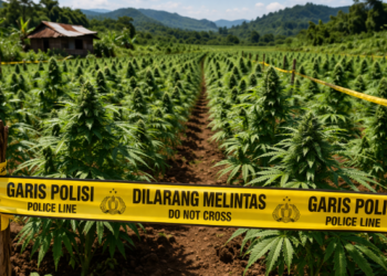 Pemilik Ladang Ganja di Hutan Pegunungan Bintang Diduga Pemain Lama