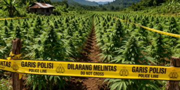 Pemilik Ladang Ganja di Hutan Pegunungan Bintang Diduga Pemain Lama