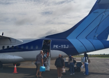 Bandara Dekai Dukung Konektivitas Pedalaman, Satgas Yon Parako 466 Kawal Penerbangan Perintis.