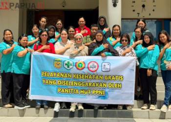 Peringati Dua Agenda Besar: PPNI Gelar Aksi Kemanusiaan Cek Kesehatan Gratis untuk Warga Mimika