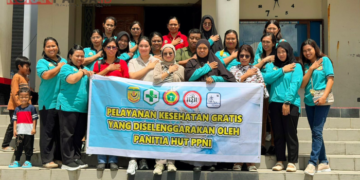 Peringati Dua Agenda Besar: PPNI Gelar Aksi Kemanusiaan Cek Kesehatan Gratis untuk Warga Mimika