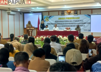 Lindungi dan Berdayakan OAP, Dinas Satpol PP Mimika Sosialisasikan Perda UMKM