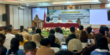 Lindungi dan Berdayakan OAP, Dinas Satpol PP Mimika Sosialisasikan Perda UMKM