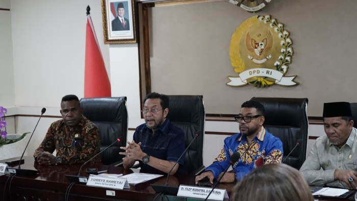 Bahas Berbagai Isu Kruasil, MRP se-Papua Raya Audensi dengan DPD RI di Jakarta