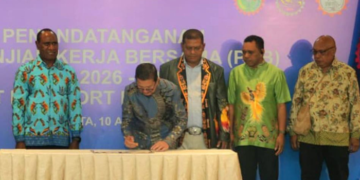 PT Freeport Indonesia dan Tiga Serikat Pekerja Teken PKB 2026–2028