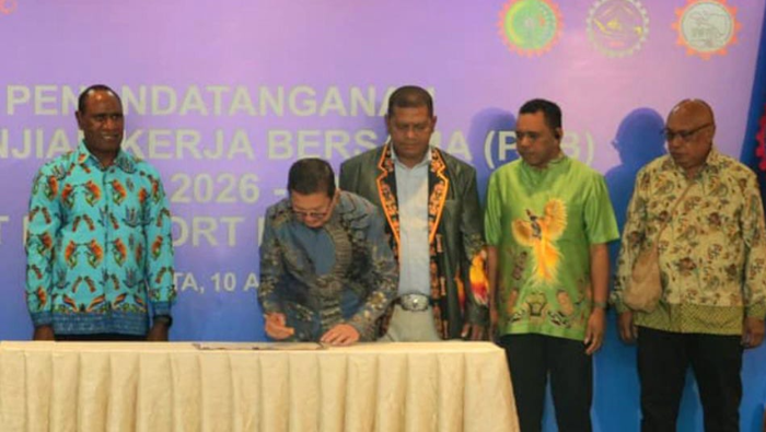 PT Freeport Indonesia dan Tiga Serikat Pekerja Teken PKB 2026–2028