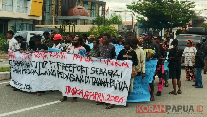 300 Aparat Gabungan TNI-Polri Diterjunkan, Amankan Aksi Demo Front Rakyat Papua di Timika