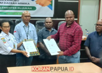 YPMAK dan RSUD Mimika Teken Kerja Sama Pelayanan Rujukan Pasien Orang Asli Papua