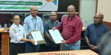 YPMAK dan RSUD Mimika Teken Kerja Sama Pelayanan Rujukan Pasien Orang Asli Papua