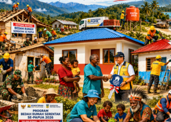 Program Bedah Rumah Serentak se-Papua Diluncurkan 27 April 2026, 500 Unit Setiap Kabupaten