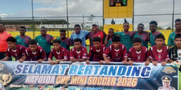 Mini Soccer Kapolda Papua Tengah Cup 2026 Resmi Bergulir, Diikuti 32 SMP di Mimika