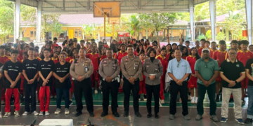 Tekan Angka Kecelakaan, Satlantas Polres Mimika Intensifkan Edukasi ke Kalangan Pelajar