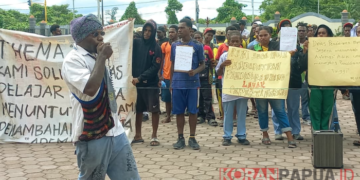 Solidaritas Pelajar Timika Tuntut Kuota Beasiswa Afirmasi Ditingkatkan Menjadi 500 Peserta