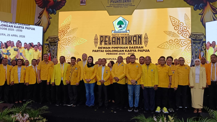 Matius D Fakhiri Resmi Pimpin DPD Partai Golkar Papua, Siap Menangkan Kursi Legislatif