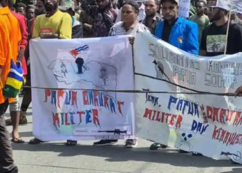 Demo “Papua Darurat Militer” Sempat Ricuh, Situasi Kini Kembali Kondusif