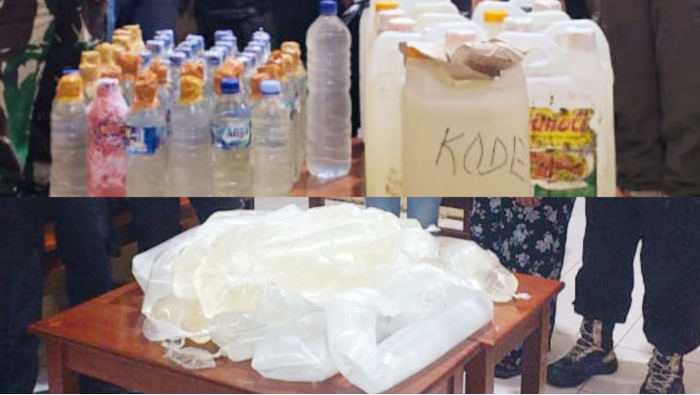 Empat Bulan, Dua Ton Sopi Tanpa Pemilik Masuk Mimika