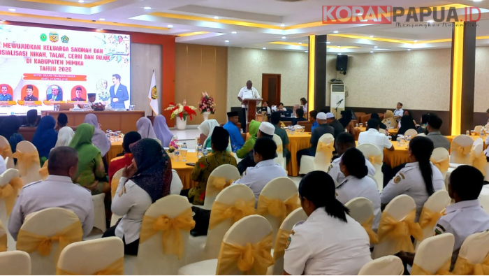 Perkuat Ketahanan Keluarga, Disdukcapil Mimika Sosialisasikan Nikah, Talak, dan Rujuk
