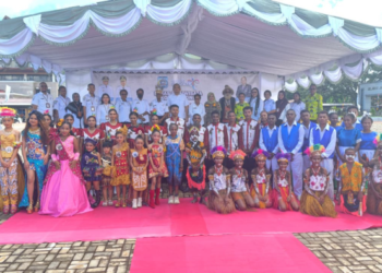 Pagelaran Seni Budaya Papua Resmi Dibuka, Dimeriahkan 10 Grup Yospan dan Dance Modern