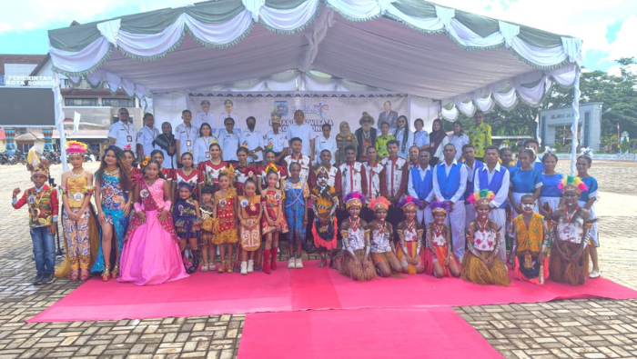 Pagelaran Seni Budaya Papua Resmi Dibuka, Dimeriahkan 10 Grup Yospan dan Dance Modern