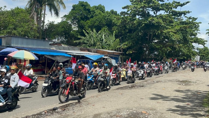 Mengenang Sejarah Integrasi ke NKRI, BMP-RI Papua Tengah Gelar Apel Akbar dan Pawai 1 Mei