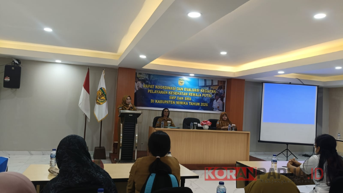 Cegah Anemia dan Pantau Status Gizi, Dinkes Mimika Rakor dan Evaluasi Pelayanan Kesehatan Remaja Putri