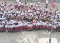 Edukasi Pembentukan Karakter Siswa SDN 4 Timika, Polsek Miru Usung Tema ‘Honai Smart Character’