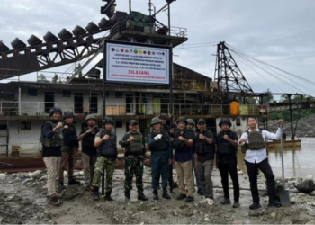 TNI ‘Bersihkan’ Tambang Emas Ilegal di Papua Tengah, Amankan 10 Unit Alat Berat