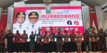 Musrenbang Otsus dan RKPD 2027: Gubernur Papua Barat Paparkan Tujuh Prioritas Pembangunan Daerah