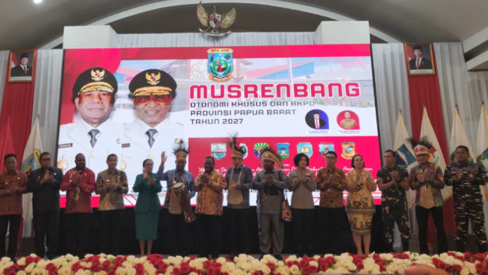 Musrenbang Otsus dan RKPD 2027: Gubernur Papua Barat Paparkan Tujuh Prioritas Pembangunan Daerah
