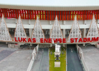 Ditutup Sementara, Pemprov Papua akan Lakukan Perbaikan Kerusakan Stadion Lukas Enembe