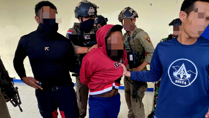 Satgas Damai Cartenz Tangkap Terduga Wadanyon HSSBI di Yahukimo