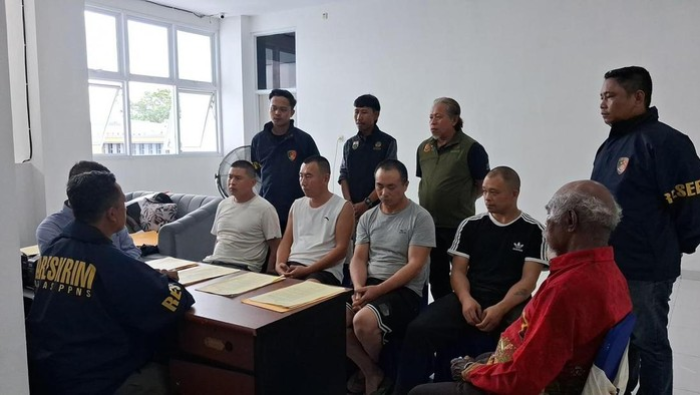 Kasus Tambang Ilegal, Korwas Bareskrim Tangkap Empat Warga China di Hutan Papua