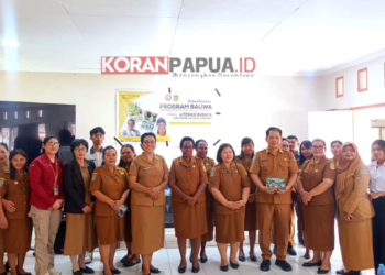 Program BAUWA SD Sentra Pendidikan Timika Angkat Cerita Rakyat Kamoro untuk Tingkatkan Literasi
