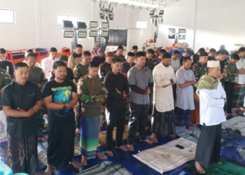 Di Tengah Operasi Papua, Satgas Yon Parako 466 Pasgat Laksanakan Ibadah Iduladha dengan Sederhana