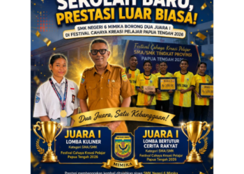 SMK Negeri 6 Mimika: Sekolah Gratis dengan Empat Program Unggulan, Pendaftaran Hingga 10 Juli