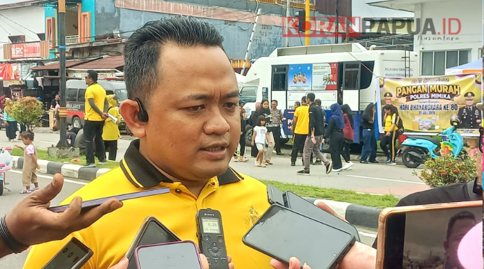 Ratusan Warga Timika Padati CFD, Sambut HUT Bhayangkara ke-80