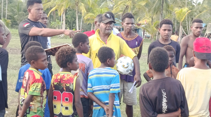Belasan Anak-anak Kokonao Siap Berlaga di Mini Soccer Kapolda Papua Tengah Cup
