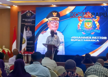 Akui Pertumbuhan Ekonomi Mimika Masih Rendah, Bupati Johannes Rettob: Terlalu Bergantung Tambang