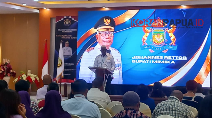 Akui Pertumbuhan Ekonomi Mimika Masih Rendah, Bupati Johannes Rettob: Terlalu Bergantung Tambang