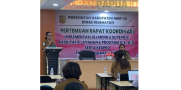 Tingkatkan Kualitas Pelayanan, Dinkes Mimika Perkuat Jejaring Layanan Gizi, KIA dan Kespro
