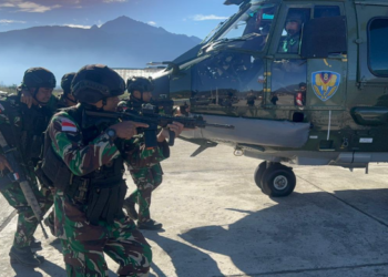 Tinjau Pos Satgas Pasgat Ilaga, PangKodau III Pimpin Latihan Evakuasi Medis Udara Maleo Perkasa 2026