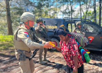 Satgas ODC Gelar Patroli Humanis Perkuat Kedekatan dengan Warga Ilaga