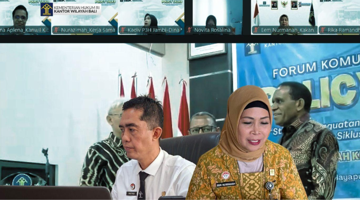 Perkuat Peran Analis Kebijakan Berbasis Bukti, Kanwil Kemenkum Bali Ikuti Policy Talks Kanwil Kemenkum Papua