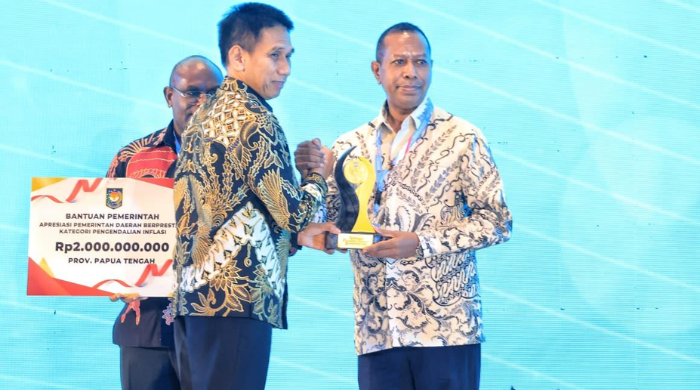 Provinsi Papua Selatan Terbaik I Pengendalian Inflasi di Regional Papua