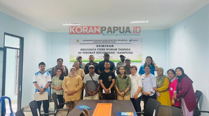 Dinkes Mimika Gelar Seminar PHBS di Koperapoka, Perkuat Komitmen Membangun Keluarga Sehat dari Rumah