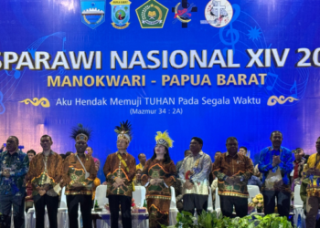 Pesparawi Nasional XIV di Manokwari Resmi Ditutup, Habiskan Anggaran Rp65,3 Miliar, Sulut Juara Umum
