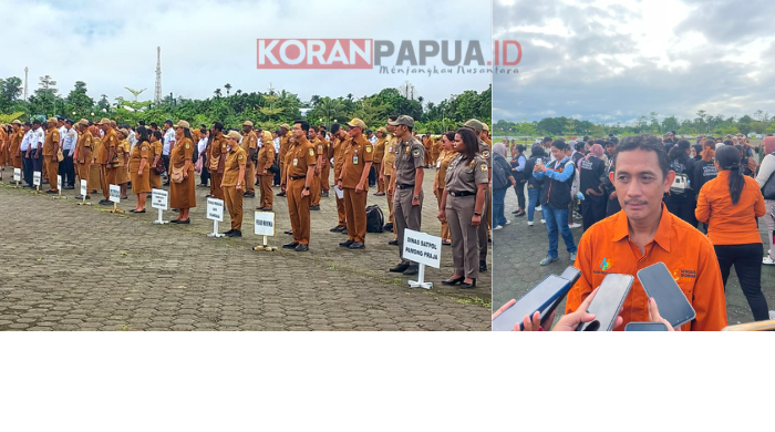 Apel Gabungan Tandai Dimulainya SE 2026 di Mimika, Pemda Ajak Masyarakat Dukung Pendataan BPS