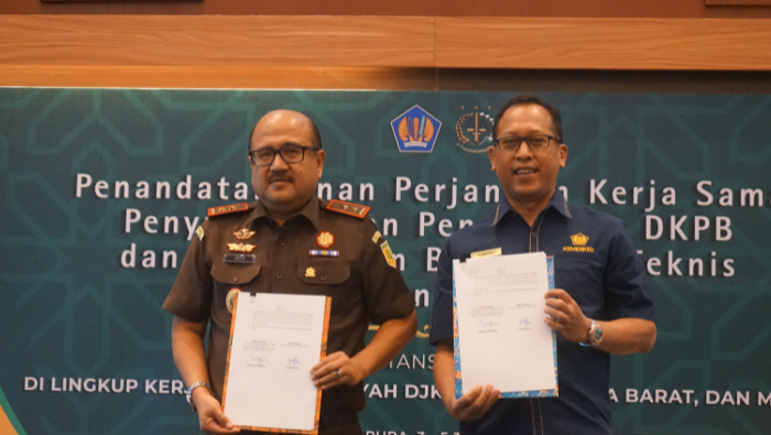 DJKN Papabaruku dan Kejati Papua Tandatangani PKS Penyusunan dan Penggunaan DKPB